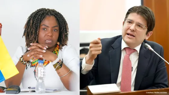 Francia Márquez y Miguel Uribe Turbay.