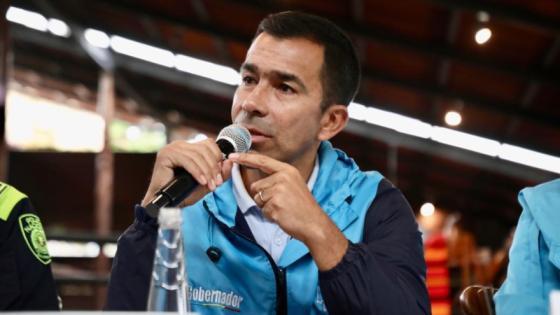 Jorge Emilio Rey, gobernador de Cundinamarca.