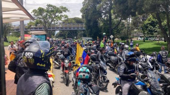 Marchas en Bogotá.