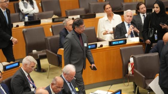 Presidente Gustavo Petro en la ONU.