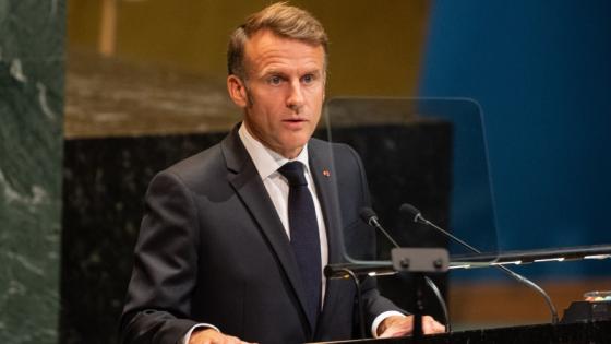 Emmanuel Macron, presidente de Francia.