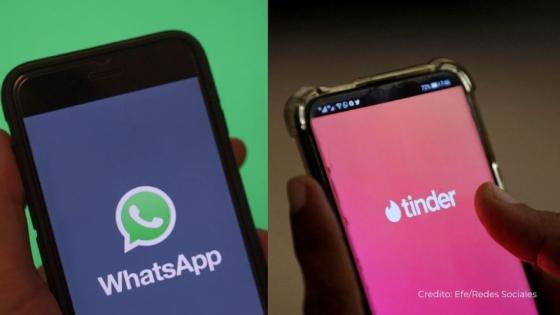 WhatsApp y Tinder.