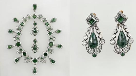 Esmeraldas colombianas entre las joyas