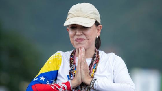 María Corina Machado, líder de la oposición en Venezuela.
