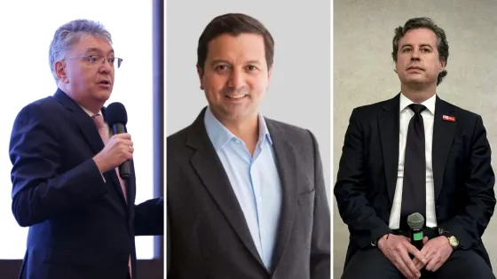 Mauricio Cárdenas, David Luna y Juan Manuel Galán