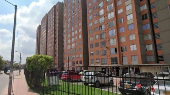 Niña que cayó desde un décimo piso en Bogotá
