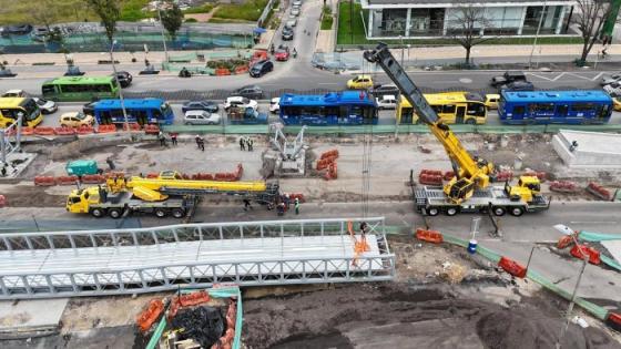 Cierre vial en calle 80 por construcción de troncal 68