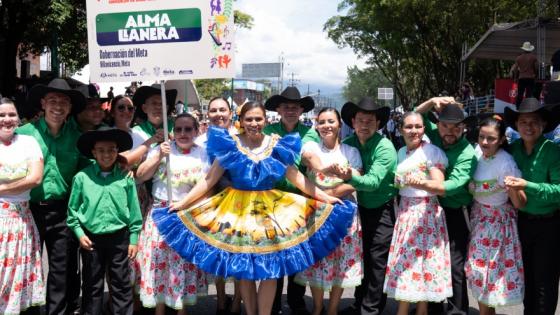 Gobernadora del Meta, Rafaela Cortés, en el Joropódromo 2025.