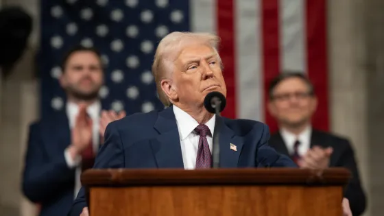 Donald Trump es ovacionado en el Congreso de Estados Unidos