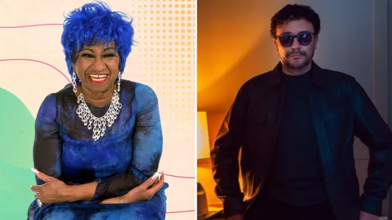 Celia Cruz y Andrés Cepeda