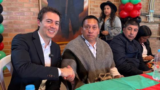 Daniel Quintero recibió aval del Movimiento de Autoridades Indígenas de Colombia.