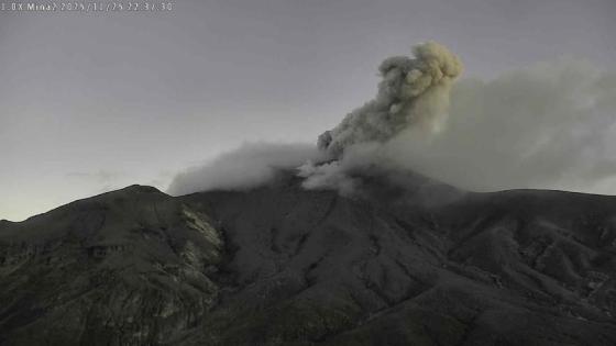 El SGC confirmó aumento de actividad en el volcán Puracé.