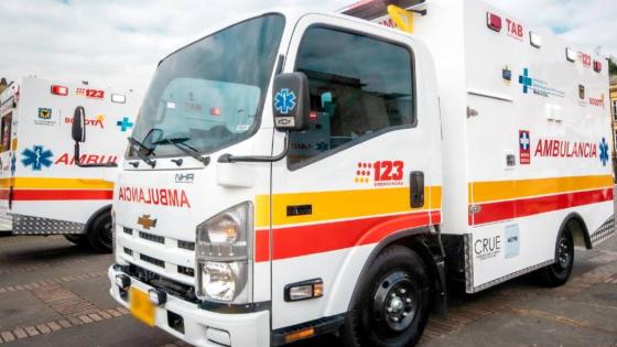 Ambulancias en Bogotá.