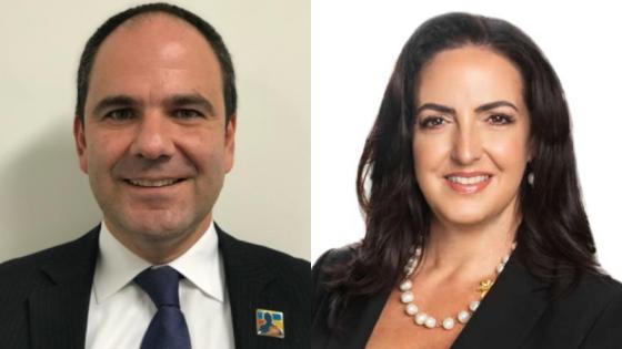 Gabriel Vallejo y María Fernanda Cabal.