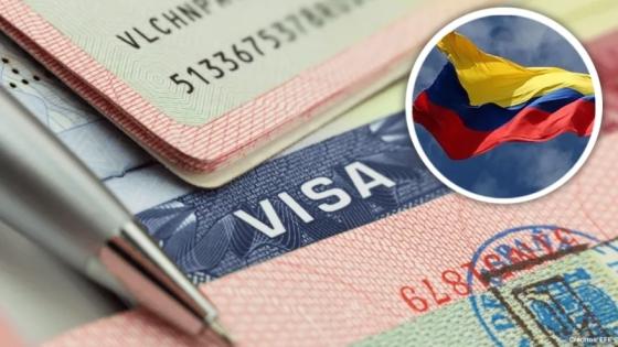 Visa colombiana.