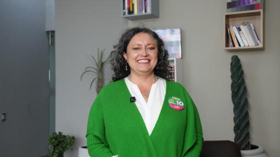 Angélica Lozano, senadora de la República.