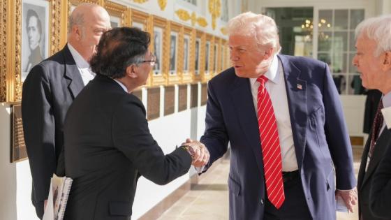 Encuentro entre Trump y Petro en Estados Unidos.