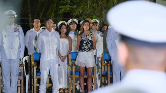 Presidente Gustavo Petro y su hija Antonella.