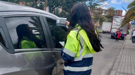 Zonas de parqueo en Bogotá.