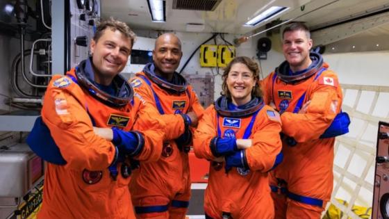 Astronautas de la NASA.