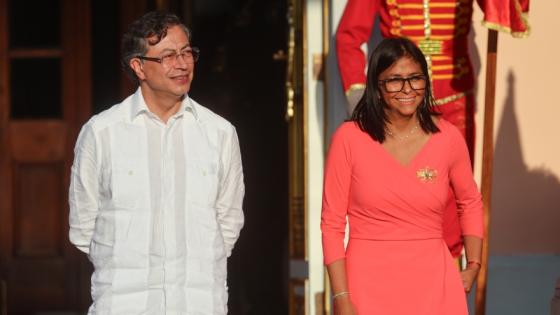 Gustavo Petro y Delcy Rodríguez.