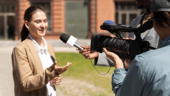 Imagen de referencia de periodista.