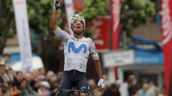 Nairo Quintana ganó en Asturias y recordó a Cristian Muñoz. 