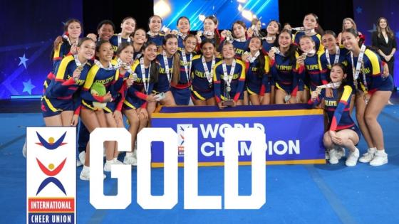 Selección Colombia de Porrismo, campeón mundial. 