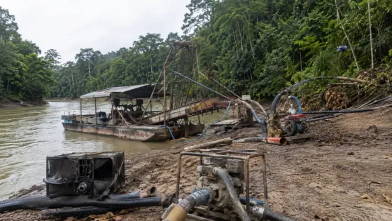 Ejército destruyó 81 puntos de minería ilegal en Chocó