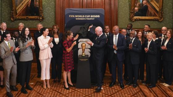 Encuentro de la presidenta de México con el presidente de la FIFA previo al Mundial 2026.