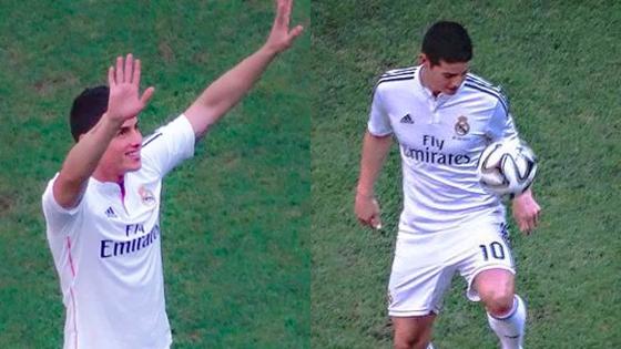 james rodríguez en el real madrid