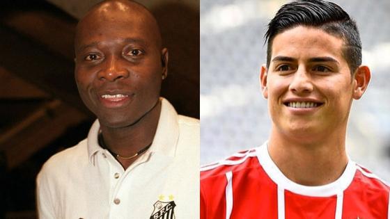 Freddy Rincón y James Rodríguez Freddy Rincón y James Rodríguez