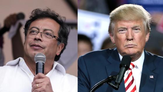 Gustavo Petro y Donald Trump Gustavo Petro y Donald Trump