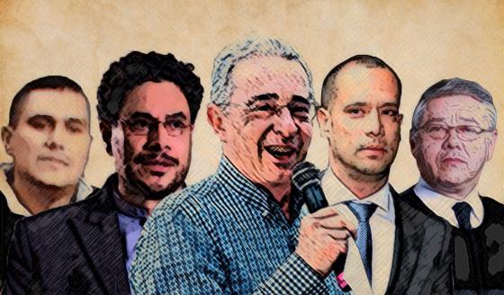 Quién es quién en el caso de Álvaro Uribe Quién es quién en el caso de Álvaro Uribe