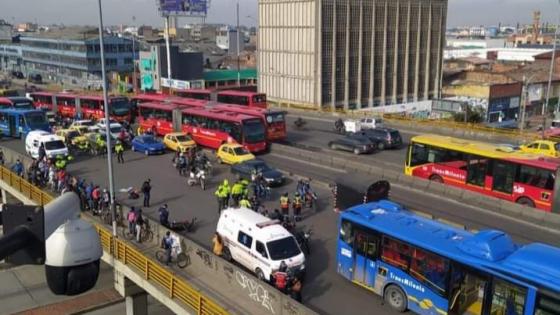 Mujer motociclista murió en accidente con bus del SITP