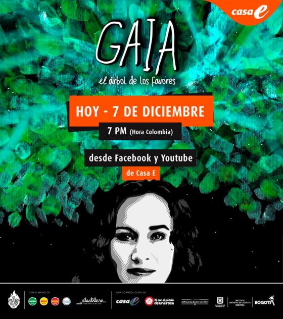 Póster de Gaia y el árbol de los favores Póster de Gaia y el árbol de los favores