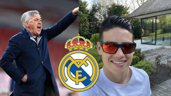 Carlo Ancelotti y James Rodríguez Carlo Ancelotti y James Rodríguez