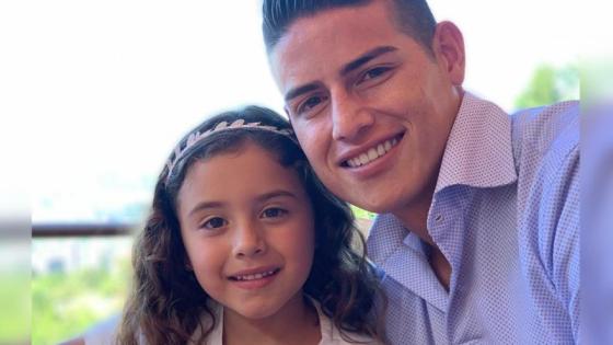 Así fue el emotivo reencuentro entre James Rodríguez y Salomé