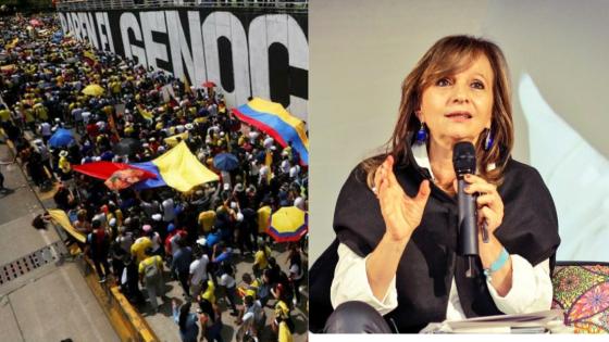 "Jóvenes comen mejor en bloqueos que en sus casas": Ángela Robledo "Jóvenes comen mejor en bloqueos que en sus casas": Ángela Robledo