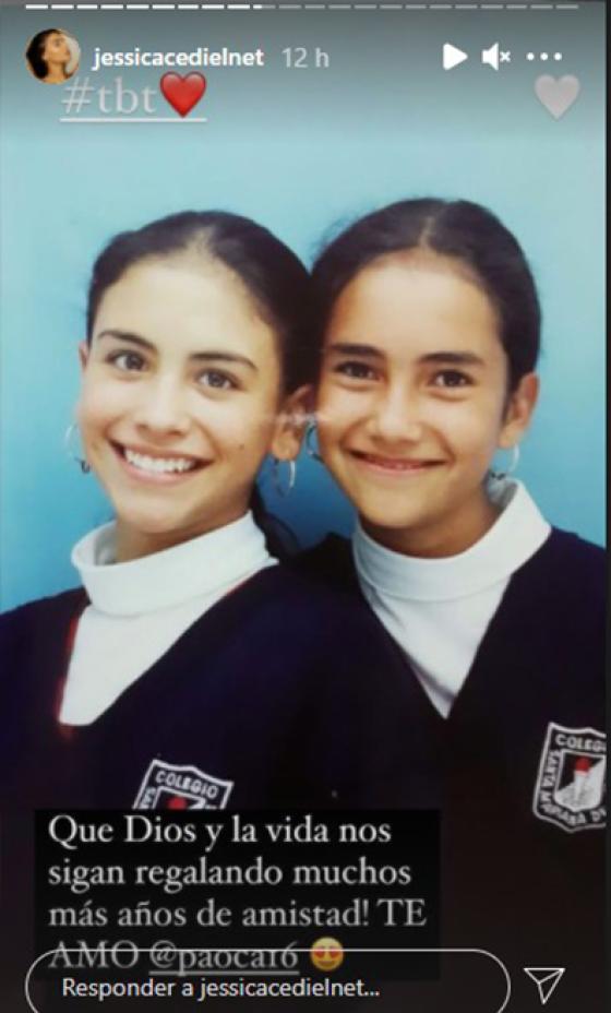 Jessica Cediel cuando niña