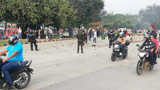 bloqueo en Paso del Comercio, Cali bloqueo en Paso del Comercio, Cali