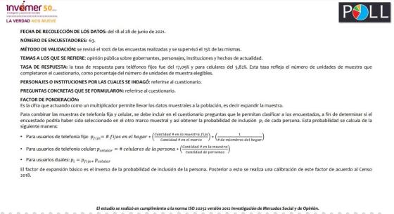 Ficha técnica de la Encuesta Invamer Ficha técnica de la Encuesta Invamer