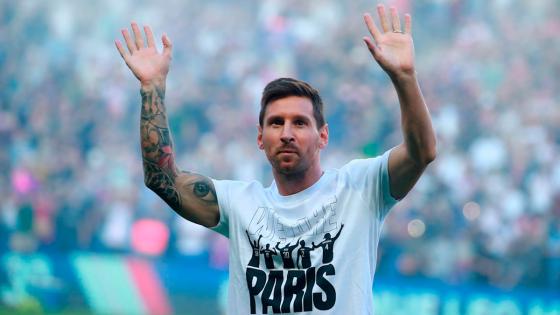 Messi es presentado ante la hinchada del PSG Messi es presentado ante la hinchada del PSG