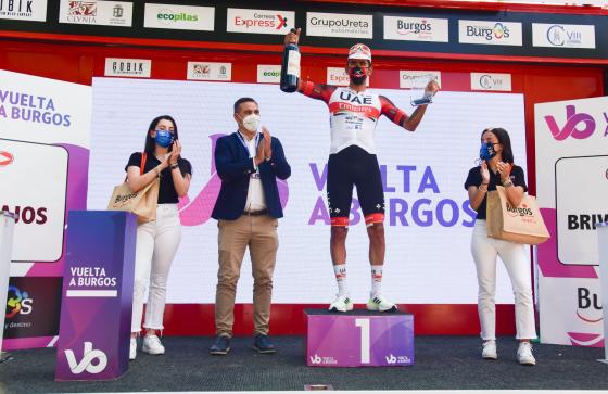 Juan Sebastián Molano, ganador de la etapa 2 de la Vuelta a Burgos Juan Sebastián Molano, ganador de la etapa 2 de la Vuelta a Burgos