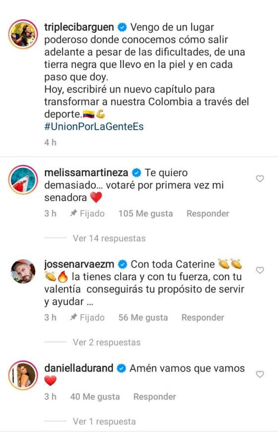 La polvareda que levantó la candidatura al Senado de Caterine Ibargüen La polvareda que levantó la candidatura al Senado de Caterine Ibargüen
