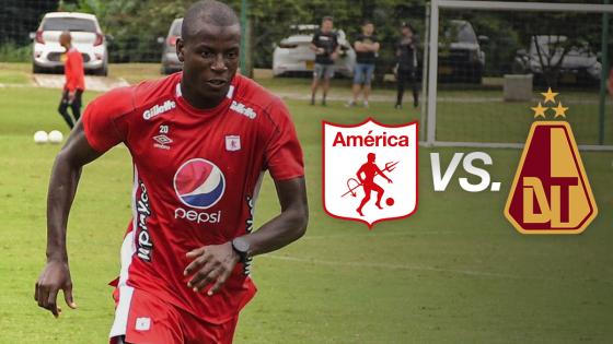 El curioso gesto de Adrián Ramos en América de Cali vs. Tolima El curioso gesto de Adrián Ramos en América de Cali vs. Tolima