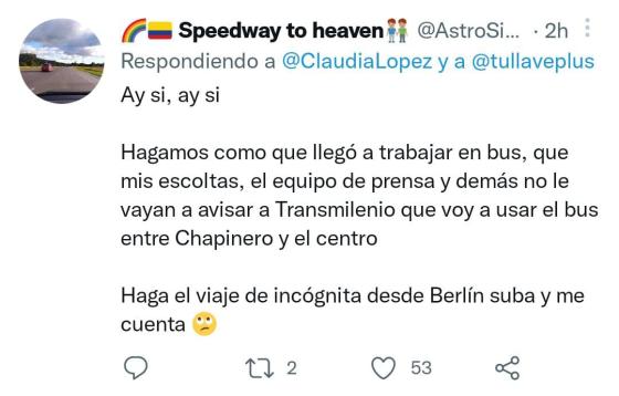 Críticas a Claudia López 