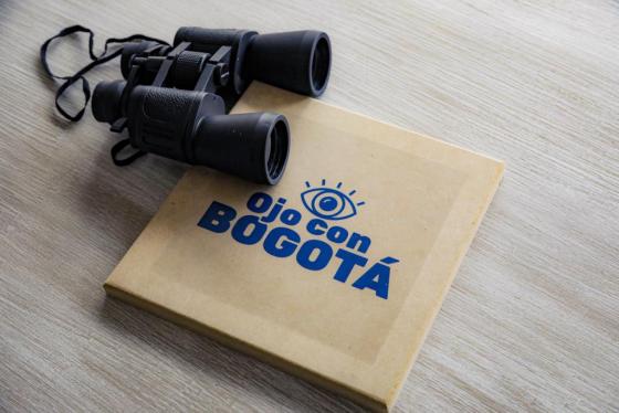 Binoculares entregados por Miguel Barreto