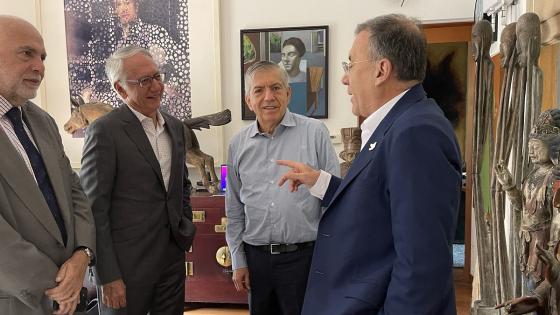 César Gaviria y Roy Barreras César Gaviria y Roy Barreras