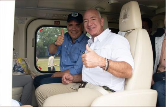 Jeff Bezos Iván Duque